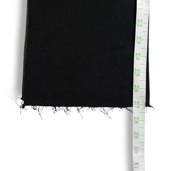 NWT Pistola Lennon Crossover High Rise Crop Boot Jeans Sz. 27x27 Black Gray - Picture 11 of 13